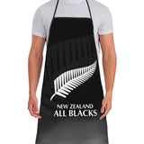 Vintage New Zealand All Blacks Rugby Feather Print Apron