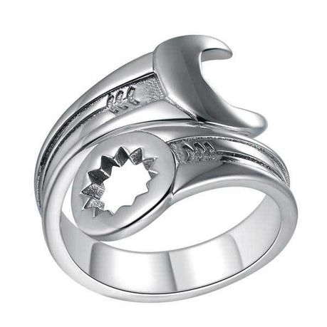 Biker Spanner Ring - Adjustable Mechanic Tool Ring