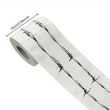 1 Roll Rolls Uniquely Designed Creative Printed Mesh Pattern Toilet Paper