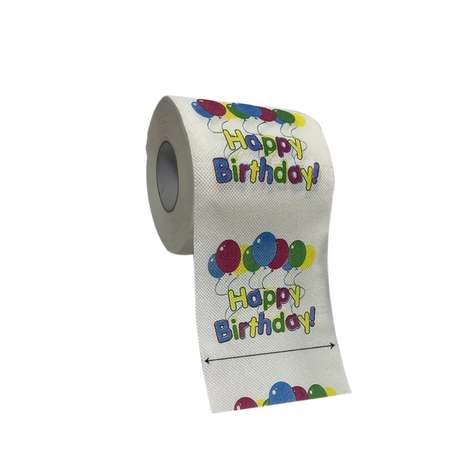 1pc Happy Birthday Printed Toilet Paper