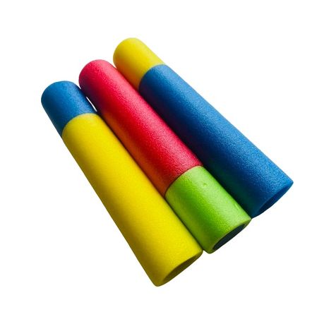 Foam Tube Water Blaster Pool Guns - 25cm - 3 Piece - 2 Pack