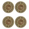 12 Guage Bullet Coasters, protectors