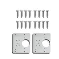 Hinge Repair Plate For Cabinet, Furniture Drawer or Window - 2 Pieces