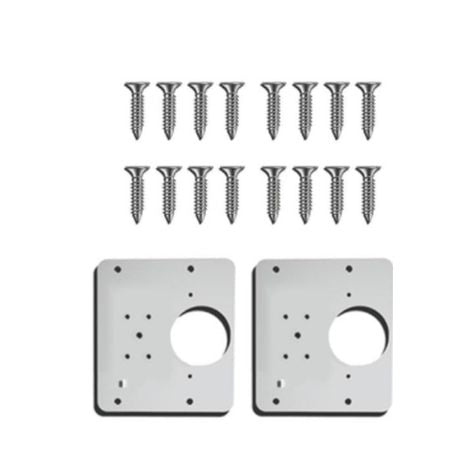 Hinge Repair Plate For Cabinet, Furniture Drawer or Window - 2 Pieces