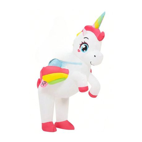 Adult Inflatable Ride-On Unicorn Costume
