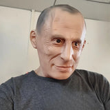 Elegant Realistic Man Mask Putin Male Latex Full Face Masks