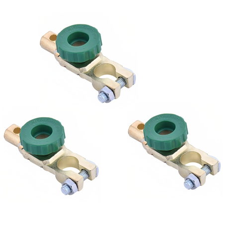 3 Pack Of Car Battery Disconnector Switch Terminal Link