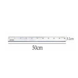 MOTARRO MI043-50 High Quality Aluminum Ruler 50 cm For Student, Office