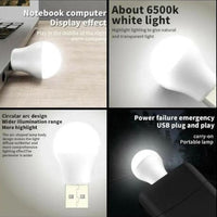 XO - Y1 - Mini Energy Efficient USB LED Light For Home / Office Use - White