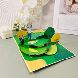 1 piece Golf-Themed Pop-Up Card