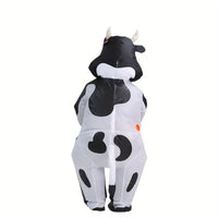 Adorable Halloween Cow Inflatable Costume Set for Men and Women