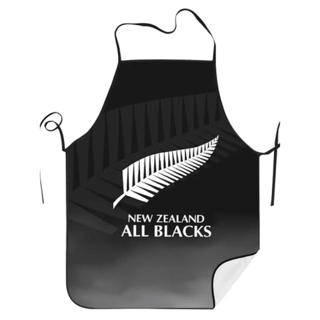 Vintage New Zealand All Blacks Rugby Feather Print Apron