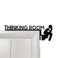 1 Piece Metal Wall Art - "Thinking Room"