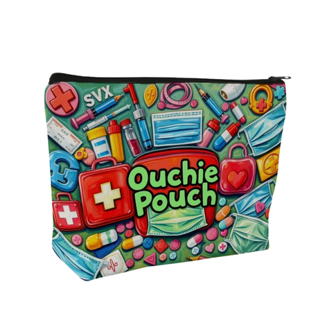 Artistic Fashionable Colorful Ouchie Pouch Cosmetic Bag