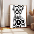 Woman Body Print Canvas Art
