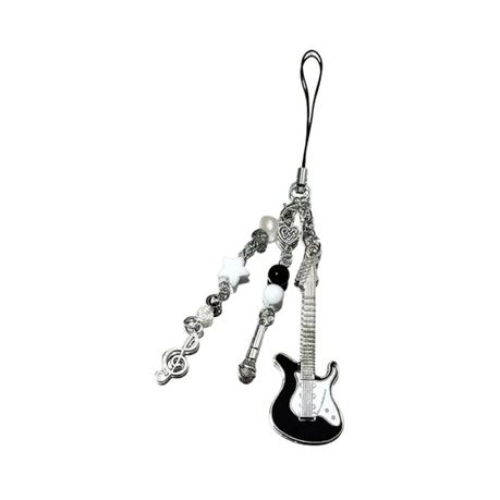 Guitar Note Bead Phone Strap