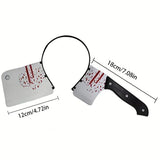 Halloween Decoration, Kitchen Knife Head Prop