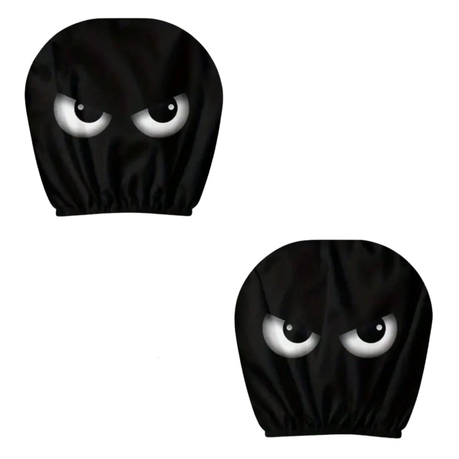 2 Pieces Car Headrest Covers