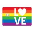 Credit Card Skin, Sticker, Cover - Pride Love Rainbow Rainbow
