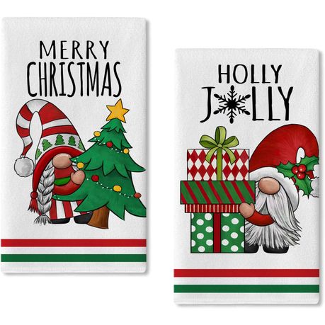 Holy Joly Christmas Dish Cloths- 2 Pack