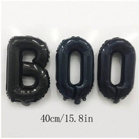 3 Piece "BOO" Foil Balloons