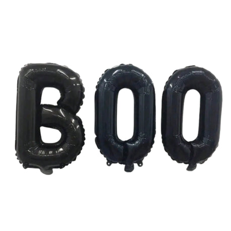 3 Piece "BOO" Foil Balloons