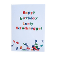 Funny Birthday Card - Happy Birthday Hunty McHuckNugget
