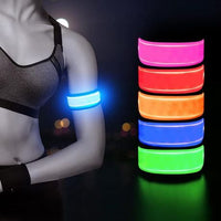 LED Light Adjustable Sports Armband