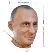Elegant Realistic Man Mask Putin Male Latex Full Face Masks