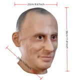 Elegant Realistic Man Mask Putin Male Latex Full Face Masks