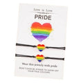 CABS - Pride Rainbow Heart Decor Bracelet Rainbow