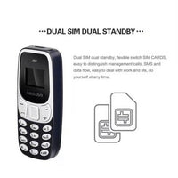 L8star BM10 wireless bluetooth dialer dual nano SIM super mini phone