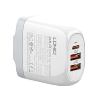 LDNIO- Super Quick Charger 65W Type-c To Lightning With 1M Cable -A3511Q