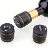 Combination Lock for Securing Wine Bottle Caps