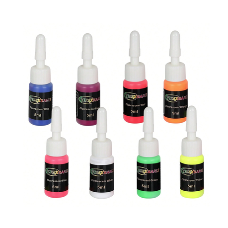 Fluorescent Tattoo Inks Set of 8
