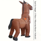 1 Piece New Halloween Walking Inflatable Horse Dress Costume