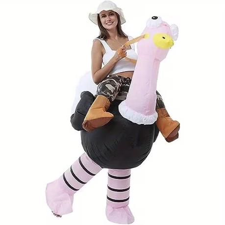 Inflatable Ride an Ostrich