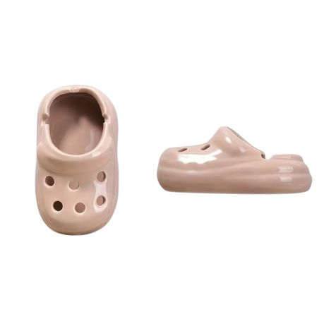 10pcs Elegant Shoe-like Ceramic Ashtrays