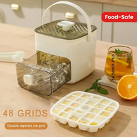 Extra Small Ice Maker with 48pieces Double-Layer Ice Cubes - 1 piece