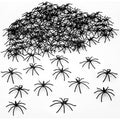 100 Piece Plastic Small Spider set