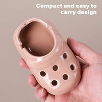 10pcs Elegant Shoe-like Ceramic Ashtrays