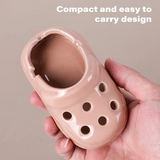 10pcs Elegant Shoe-like Ceramic Ashtrays