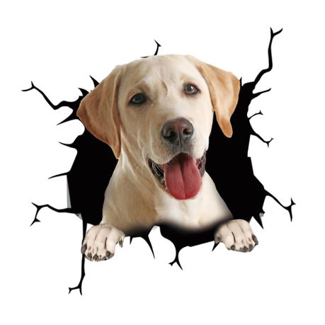 Labrador Car Stickers Vinyl Decals
