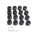 CABS- Wheel Nut Covers 17mm- 20 Pcs