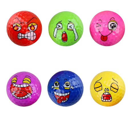 A Box of 6 Creative Golf Balls