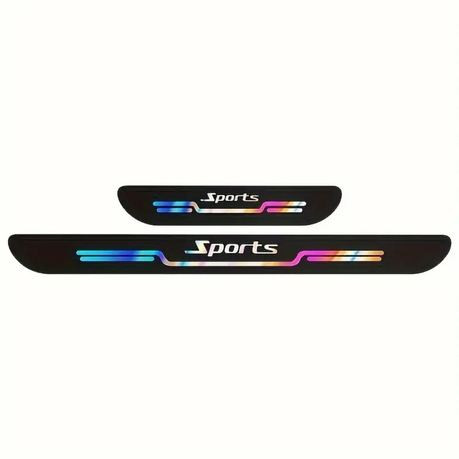 4pcs Laser Car Pedal Anti-Scratch Sticker