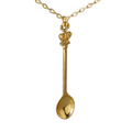 Men Spoon Charm Necklace