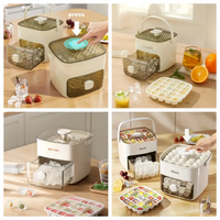 Extra Small Ice Maker with 48pieces Double-Layer Ice Cubes - 1 piece