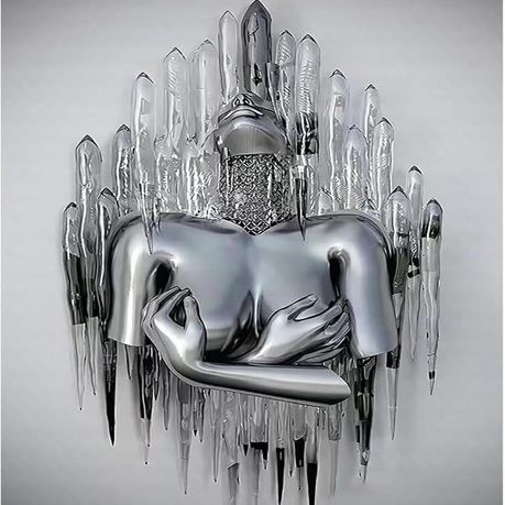 Lustrous Embrace 3D Painting