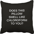 Humorous Decorative Throw Pillow Cover